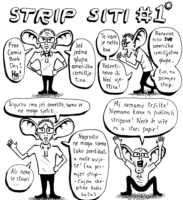 Free Comic Book Day: Strip siti - prva stranica